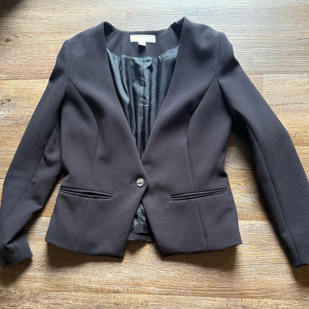 Michael Kors Black Tailored Blazer